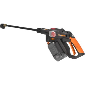 Worx Hydroshot WG633E.9 Mitteldruckreiniger, 20V, ohne Akku. Kompakter, kabelloser Hochdruckreiniger.