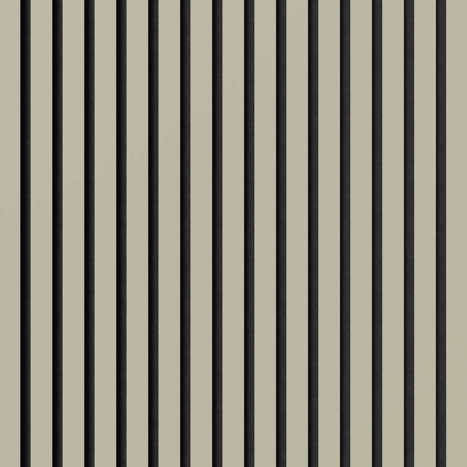 Akustikpaneel Linoleum Mushroom, MDF schwarz, Filz schwarz, 60x240 cm.