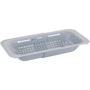 Wenko Spülbecken-Sieb Sivo Ausziehbar 50 cm x 7 cm x 20 cm Grau