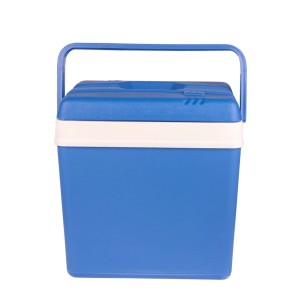 BigDean Kühlbox 24 Liter Blau Weiß Mit 6 Kühlakkus Thermobox Für Camping Picknick Grillen Garten