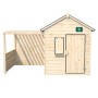 Soulet Kinderspielhaus Alpaga aus Holz mit Pergola, 244x128x163 cm.