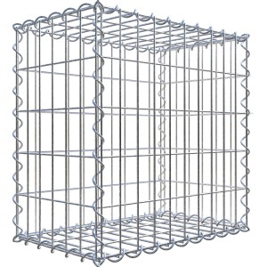 Gabiona Gabionenkorb 50 cm x 50 cm x 30 cm Maschenw 5 cm x 10 cm