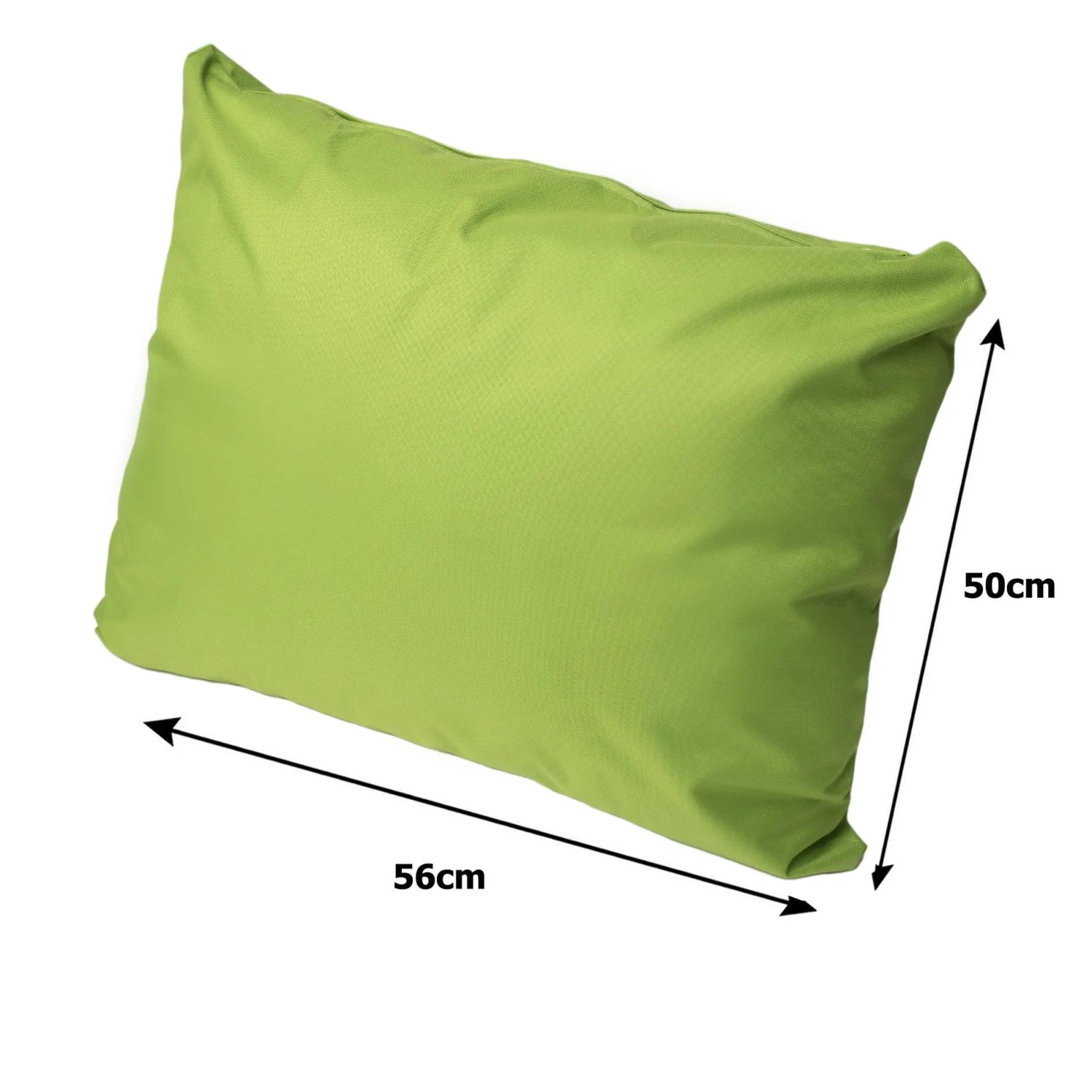 Grünes Rückenkissen (50x56cm) für Gartenbank Setgarden Mix Bench.
