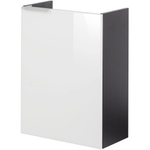 Fackelmann Waschbeckenunterschrank SBC, Anthrazit/Weiß, 44 cm breit.