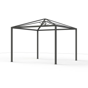 Siena Garden Pergola Basis Schattenmanufaktur Comuna 315 cm x 315 cm x 301 cm