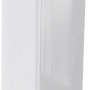 Weißes Arcansas Winkelprofil aus PVC, 25x25x1000 mm, für Verbindungen und Befestigungen.