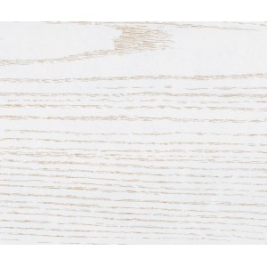 Detailaufnahme: Kronoflooring Decken- und Wandpaneel Esche Weiß mit Holzmaserung.