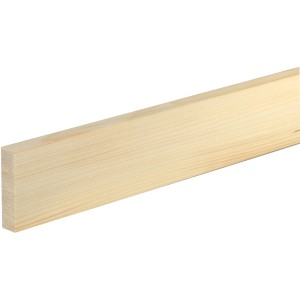 Rohe, astreine Fichte/Kiefer Flachleiste (13x60x2400mm) von FN Neuhofer.
