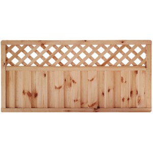 Vorgartenzaun Leni 180 cm X 90 cm Lärchenton