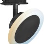 Ledvance Smart+ Schienenleuchte, schwarz, Ø 12cm. Smarte Leuchte für Schienensystem, dimmbar und schwenkbar.