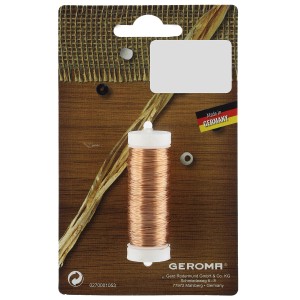 Kupferdraht auf Spule, Basteldraht für kreative Projekte.