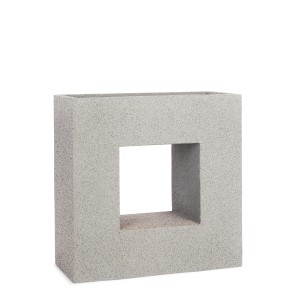 Pflanzwerk Hochbeet Pflanzkübel Vista Premium Frostbeständig 66 cm Grau