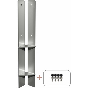 Plus Holz Pfostenträger feuerverzinkt 400 mm für 9 x 9 cm Pfosten
