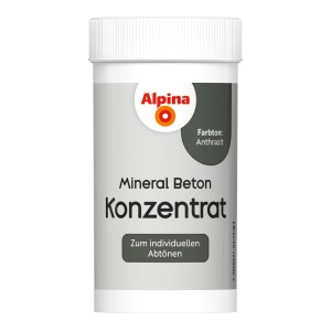 Alpina Mineral Beton Konzentrat Anthrazit, Farbkonzentrat zur individuellen Abtönung.