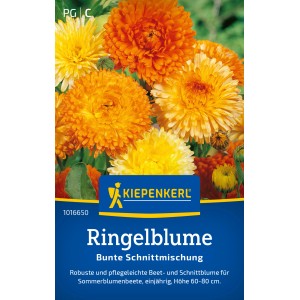 Kiepenkerl Ringelblume Bunte Schnittmischung in Gelb- und Orangetönen.