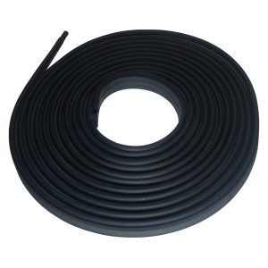 Schwarze T30 Türdichtung, 6,20 lfm, für Stahltüren.