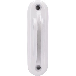 Weißer Siro Klapphaken Kleiderlüfter aus Metall, Länge 290 mm, für Garderoben.