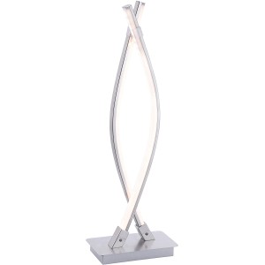 Moderne LED-Tischleuchte Maja aus Stahl, 53 cm hoch, für stimmungsvolles Licht.