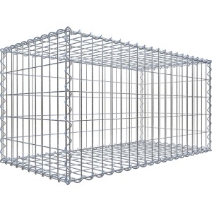 Gabiona Gabionenkorb 50 cm x 100 cm x 50 cm Maschenw 5 cm x 10 cm