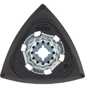 Bosch Schleifplatte AVZ 93 G Pro für Multifunktionswerkzeuge, dreieckig mit Klett.