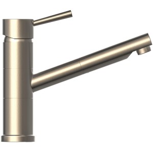 Schütte Spültischarmatur Unicorn mit Auslauf, Edelstahloptik. Einhebelmischer für die Küche.