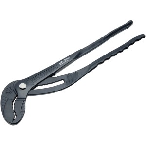 Schwarze LUX Rohrzange Professional, 400 mm, für Sanitärarbeiten.