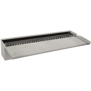 Ubbink Niagara LED Wasserfall für den Teich, 60 cm breit, aus Inox 316L Edelstahl mit 35 LEDs.