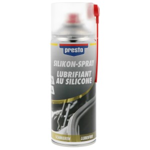 Presto Silikonspray 400ml für Lackreparatur und Karosseriepflege.