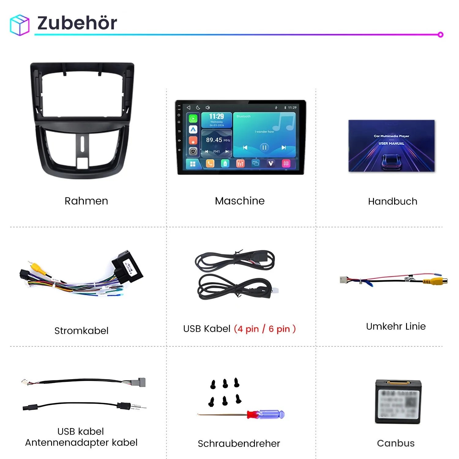Junsun Autoradio Für Peugeot 207 2006-2015 Linux_9