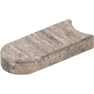 Diephaus Rasenmähkante Rando Muschelkalk, 24x12x4cm, für Beet- und Rasenbegrenzung.