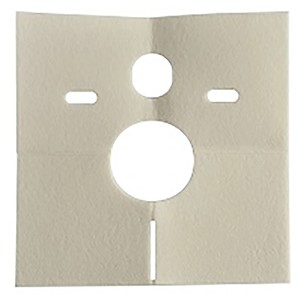 Kirchhoff Schallschutz-Montageplatte für Wand-WC und Bidet Weiß