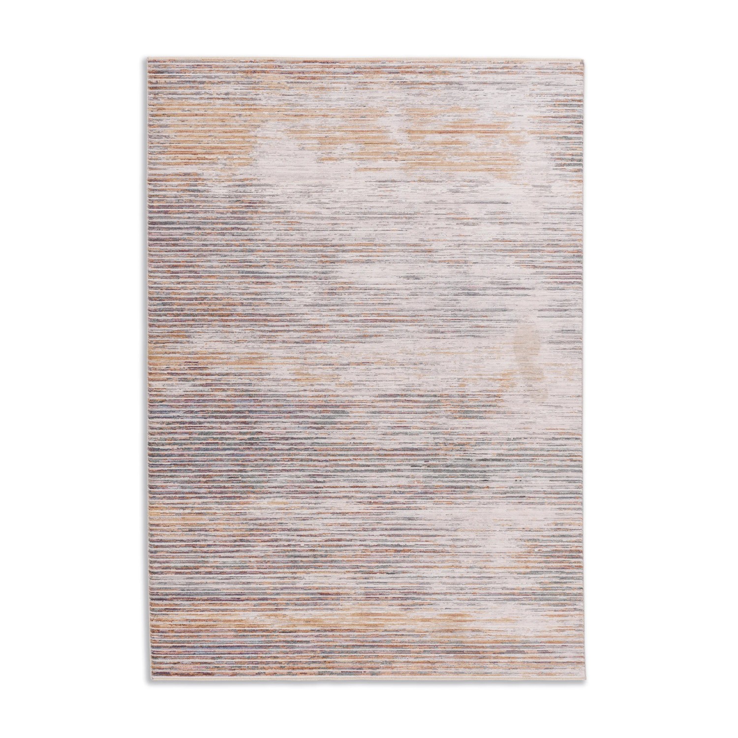 Bunter Schöner Wohnen Teppich Charme Streifen, 180x150 cm, moderner Stil.