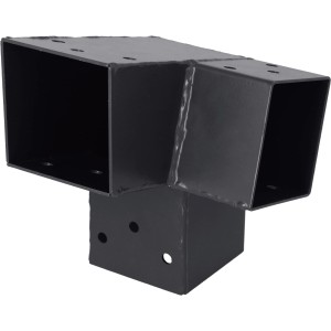 Steckverbinder 105°, 3 Enden, anthrazit, 71x71, Typ F, L.