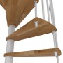 Detailaufnahme: Minka Spindeltreppe Spiral Smart, Eiche/Weiß, Innentreppe.