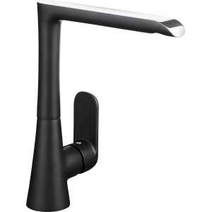 baliv Niederdruck-Küchenarmatur KI-5071 N Schwarz-Chrom