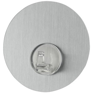 Wenko Static-Loc Wandhaken Uno in Edelstahloptik für Handtücher und mehr.