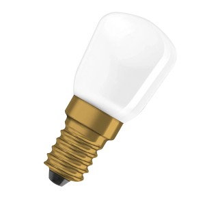 Osram E14 Leuchtmittel, 15W, Speziallampe mit warmweißem Licht und kleinem Sockel.
