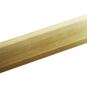 Arcansas U-Profil aus Messing, 8x8 mm, ideal für Schutz und Stütze.