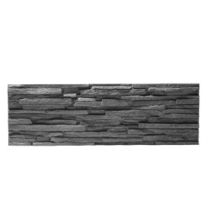 Grauer Rebel of Styles Verblender Tasso in Steinoptik aus EPS-Schaumstoff für Innenwände.