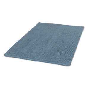 Schöner Wohnen Badteppich Bahamas, 67x110 cm, uni hellblau, Baumwolle