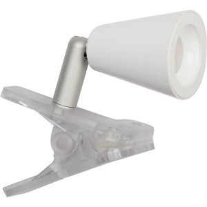 Weiße LED-Klemmleuchte by jedi, ideal für Schreibtisch & Werkbank.