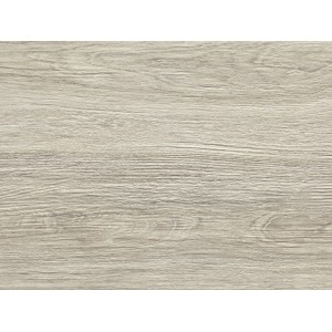 Cremefarbene Bodenfliese Tizura in Feinsteinzeug mit Holzoptik, glasiert, 29,7x59,8 cm.