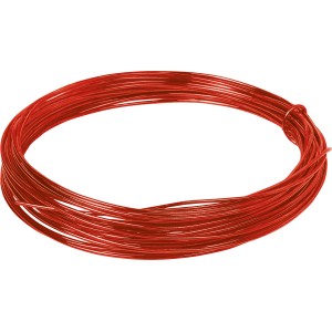 Aludraht Ø 1,6 mm x 12 m Rot