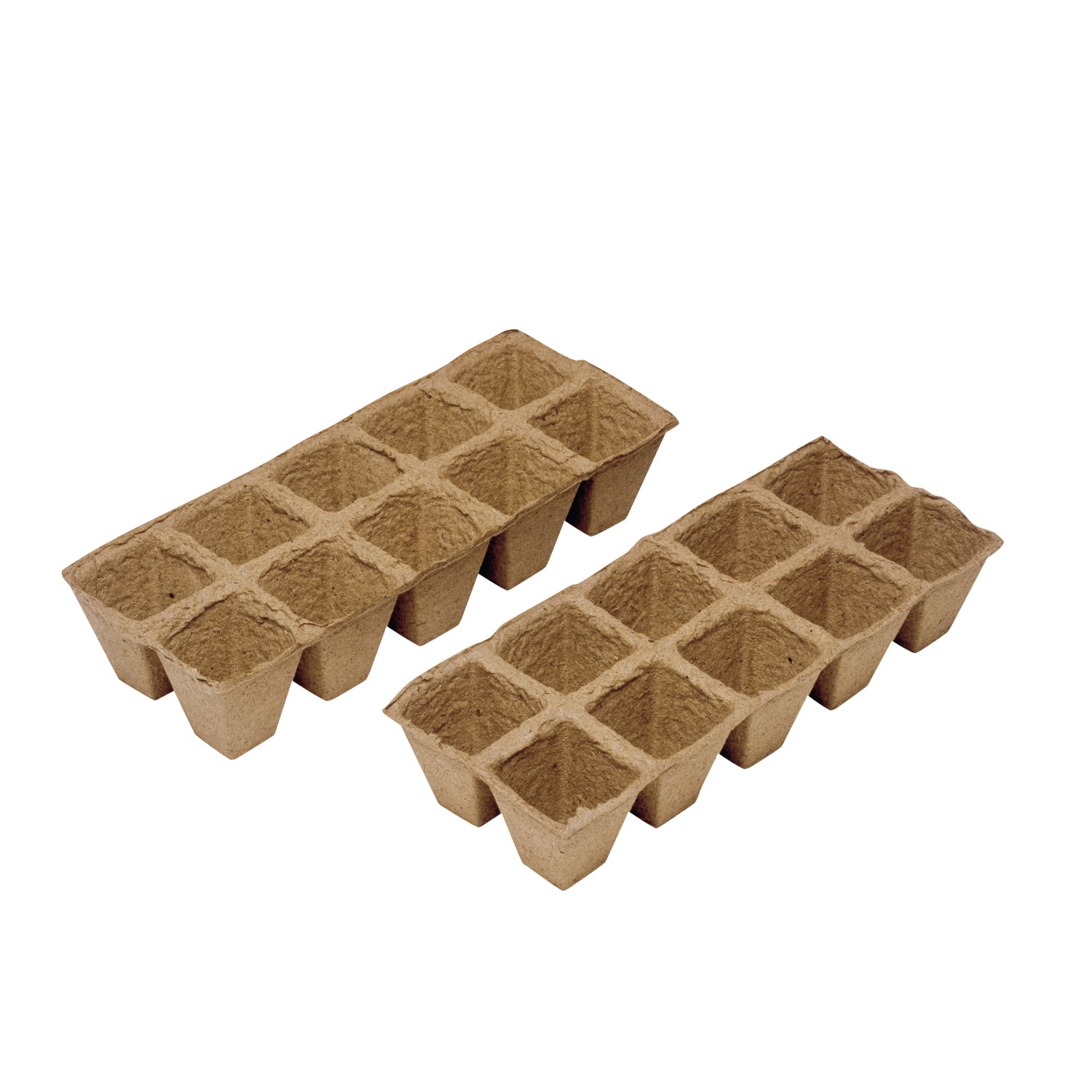 Eckige Anzuchttöpfe, 6x6 cm, 24er-Set für Pflanzenanzucht.