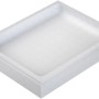 Ottofond Wannenträger Samos 100x80 cm für Duschwanne, weiße Hartschaum-Konstruktion.
