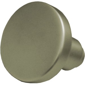 Alpertec Knopflochteil, Aluminium silberfarben, für Türbeschläge.