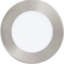 Runde Eglo Connect LED-Einbauleuchte Fueva, Ø 12 cm, Nickel matt, für stimmungsvolles Licht.