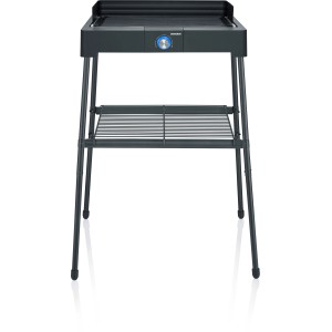 Severin Standgrill PG 8568 mit Gussplatte, 2300 W, mit Standbeinen und Ablagerost.