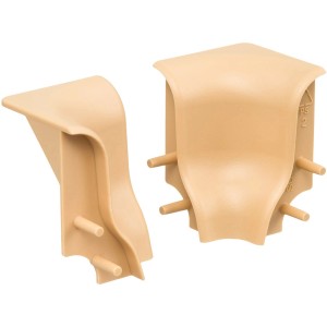 OBI Innenecke Ahorn, 2er-Set für Laminat & Parkett, werkzeuglose Montage.