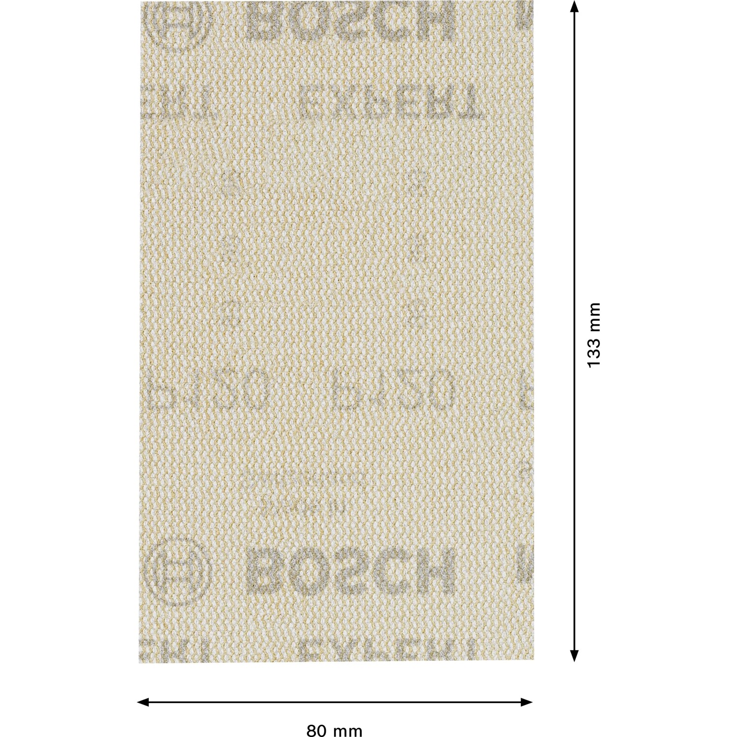 Bosch Expert M480 Netzschleifblatt, 80x133mm, K120, 10er-Pack für Schwingschleifer.